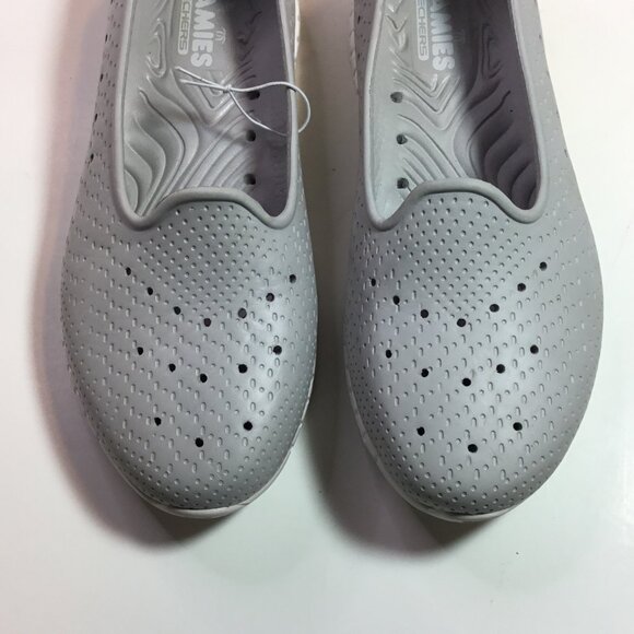 Skechers Womens Foamies Slip On Shoes Grey Size 7 Lightweight Casual Washable - Picture 5 of 8